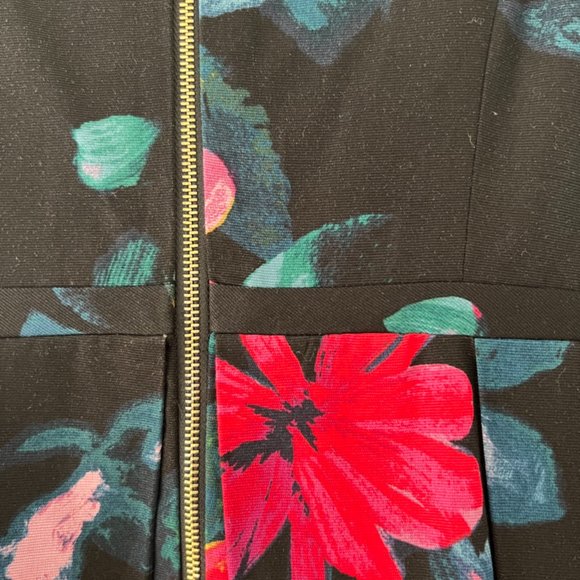 Adrianna Papell - Fit and Flare Pleated Dress - Picture 9 of 11